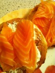 bagel and salmon bagel and salmon